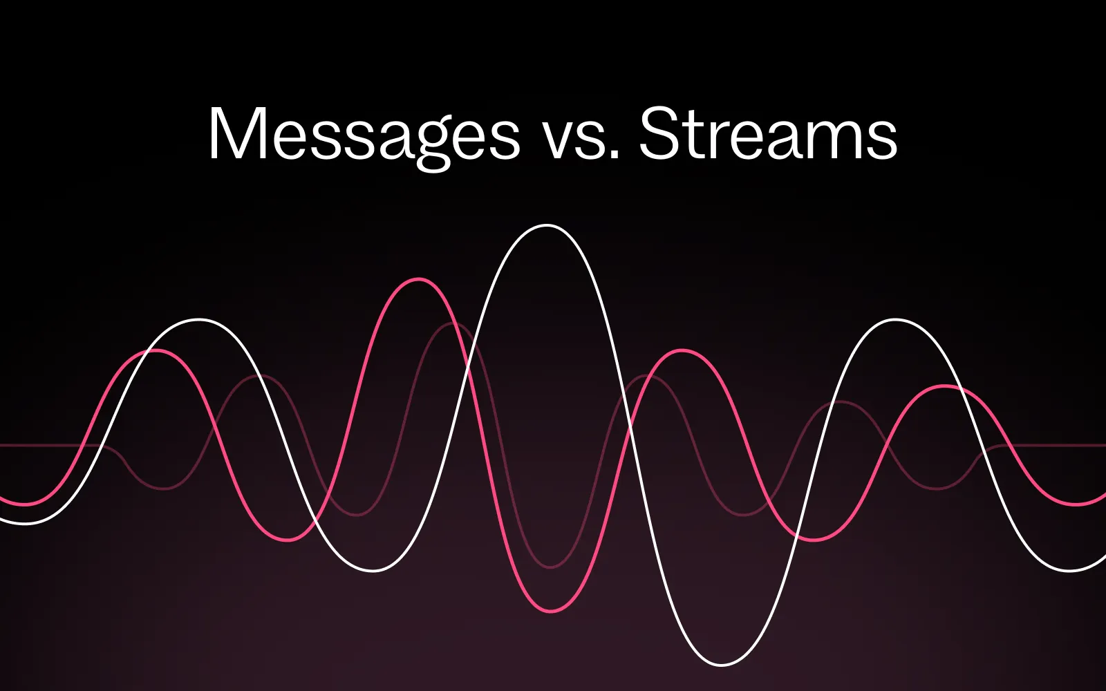 Messages vs. Streams