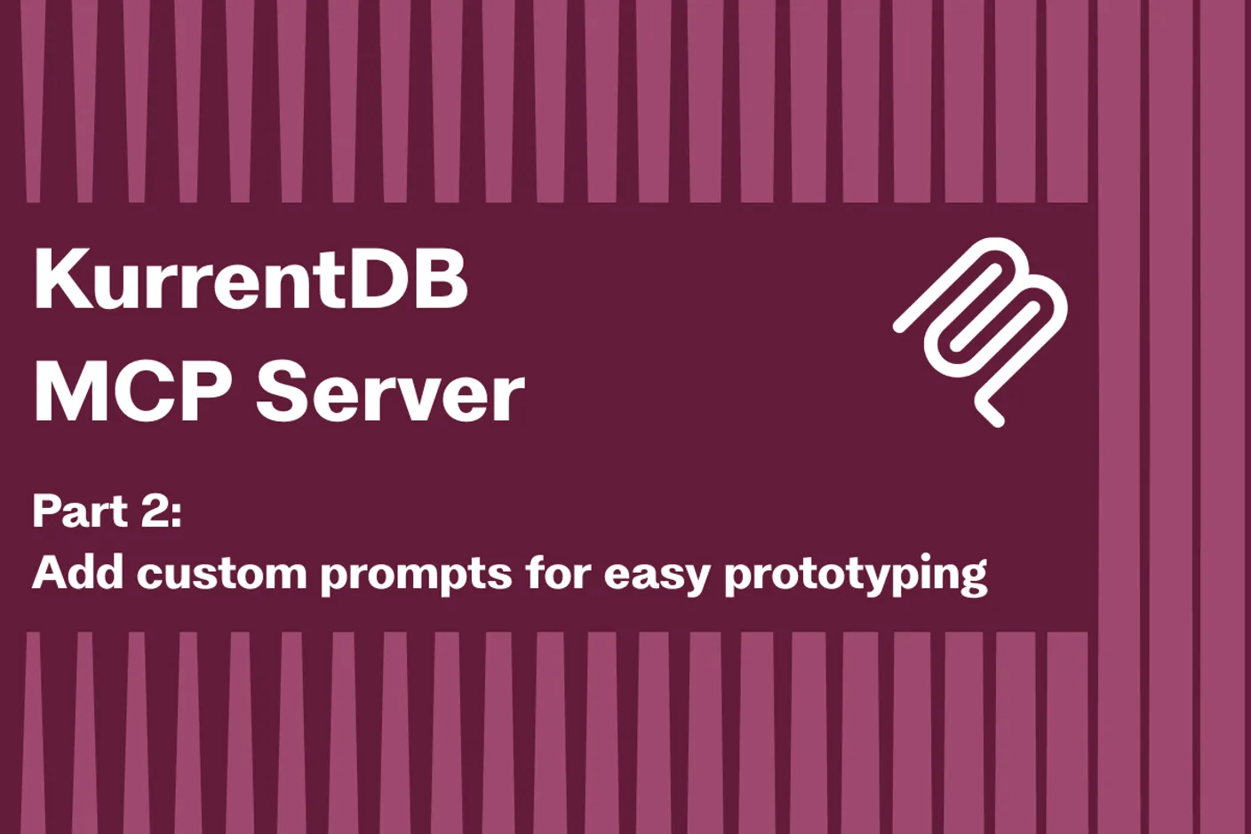Adding a custom prompt to the KurrentDB MCP Server